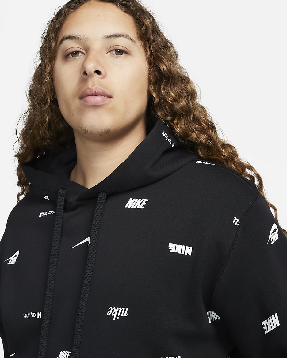 Nike hoodie with checks all over sale